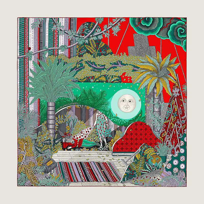 Acte III, Scene I, La Clairiere scarf 90