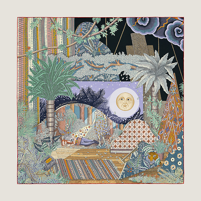 Acte III, Scene I, La Clairiere scarf 90