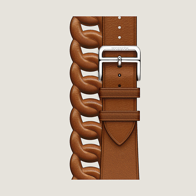 Armband Apple Watch Hermès Double Tour 41 mm Gourmette