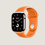 Vue: sport, Boîtier Series 10 & Bracelet Apple Watch Hermès Simple Tour 46 mm Toile H