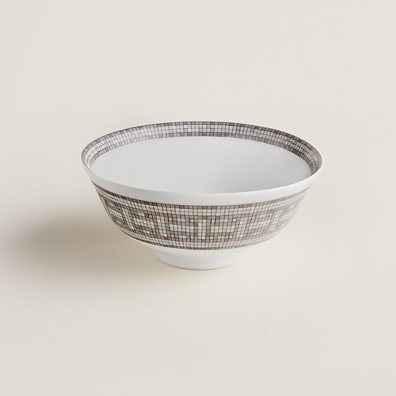 Bol à soupe Mosaïque au 24 platine