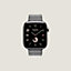 Vista: vista frontale, Cinturino Apple Watch Hermès Simple Tour 42 mm Toile H