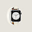 Vista: vista de frente, Correa Apple Watch Hermès Double Tour 41 mm Attelage