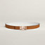 Vista: , Hebilla de cinturón Collier de Chien & Piel de cinturón reversible 24 mm