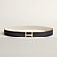 Hisseo belt buckle & Reversible leather strap 32 mm, view 1 of 3