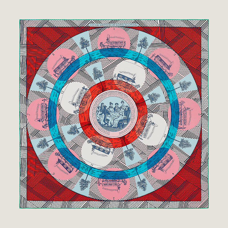 Jeu des Omnibus Remix scarf 90