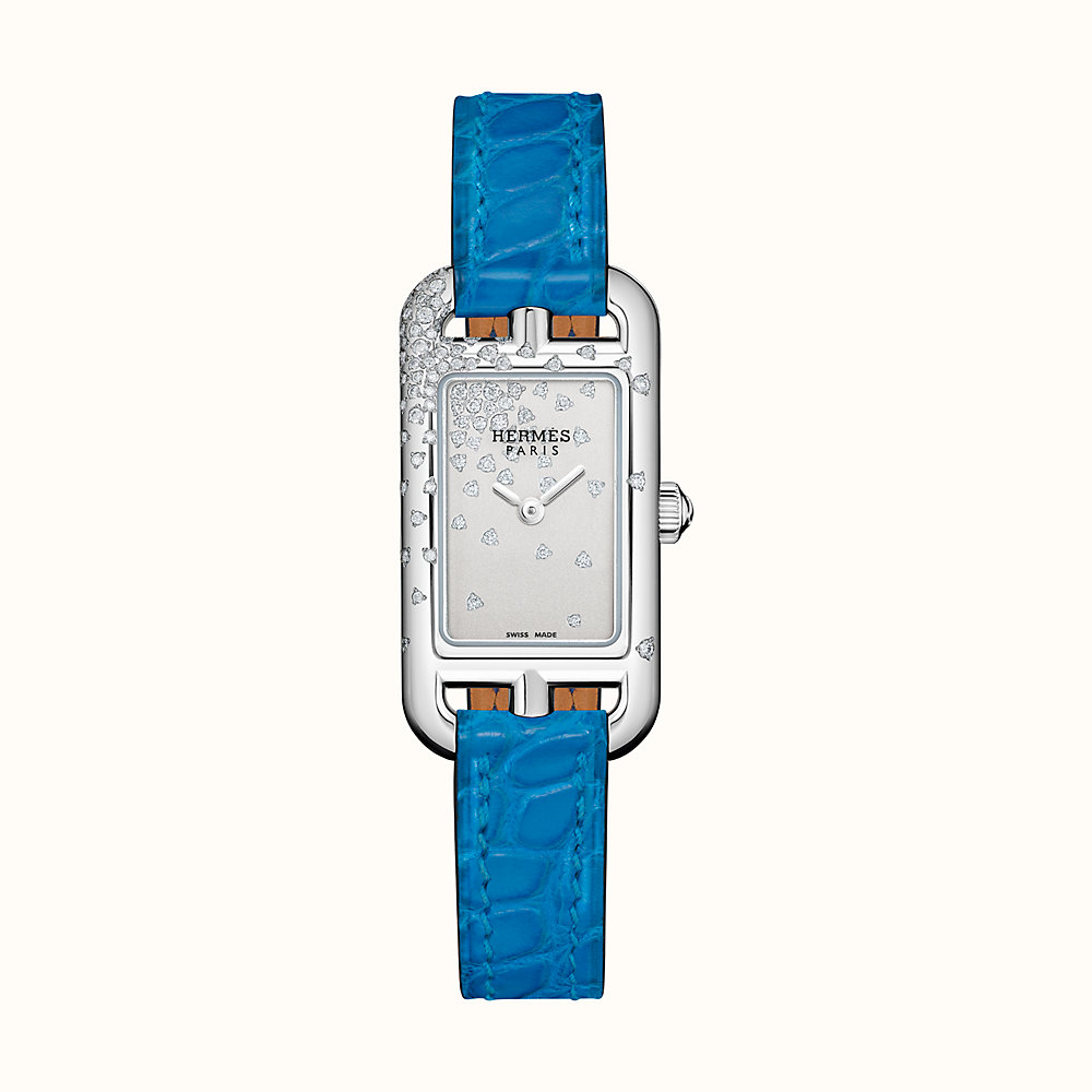 Reloj Nantucket Jeté de diamants tamaño pequeño 29 mm Hermès España