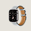 View: side, Series 10 case & Band Apple Watch Hermès Single Tour 42 mm