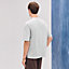Vista: Immagine prodotto indossato, T-shirt stampa “Fragments Equestres” in due materiali
