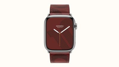 Band Apple Watch Hermes Single Tour 45 mm | Hermès USA