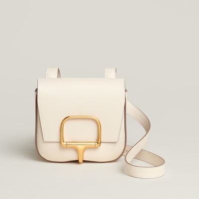 New Hermes Della Cavalleria Mini bag - Gold Epsom Leather