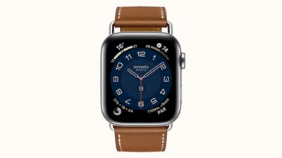 Band Apple Watch Hermes Single Tour 45 mm Attelage | Hermès Canada