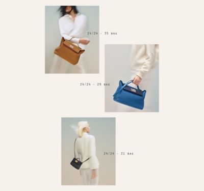 HERMES 24/24 BAG : 21, 29, 35  Comparison to Hermes Kelly? My