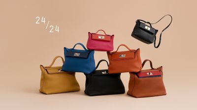 Hermes 24/24 Mini bag gold evercolor PHW