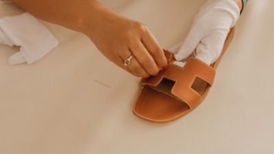 hermes slides women