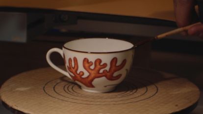モーニングカップ＆ソーサー 〈ネイチャー・マリン〉 | Hermès 