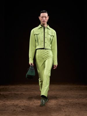 HERMES♡2023awノーカラー カシミヤロングジレ　ベージュ ベージュ系 HERMES(エルメス) ベスト・ジレ(レディース) - 海外