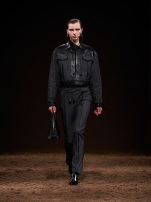 【シンプルさが◎】HERMES カントリーライディングコート