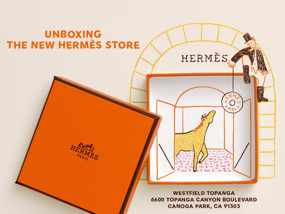 Inside new Hermès store at Westfield Topanga, California
