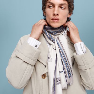 Hermes store scarf men