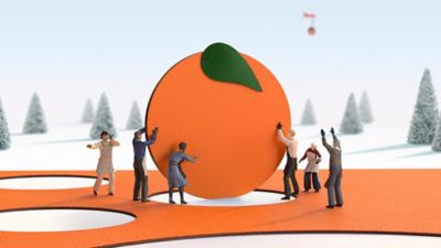 エルメスのオレンジクリスマス | Hermès - エルメス-公式サイト