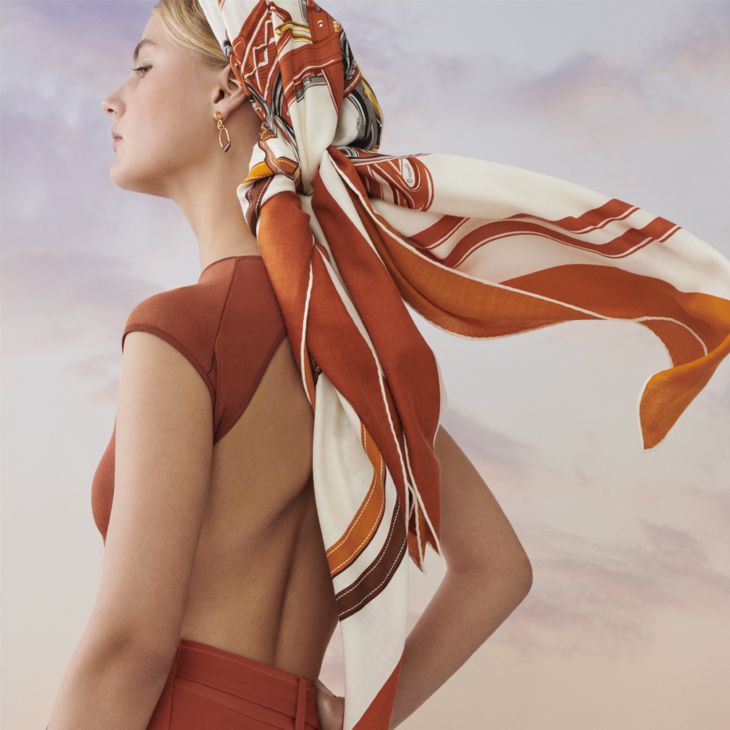 Hermès's silk scarf 2023 collection vouches for other accessories that can add a quiet luxury feel to your outfits.