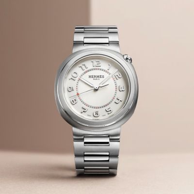 Hermes white watch best sale