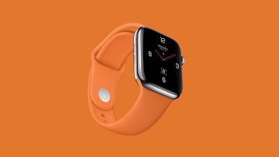 hermes orange sport band apple watch