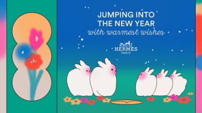Online Create Chinese New Year of the Rabbit GIF Wishes with Name