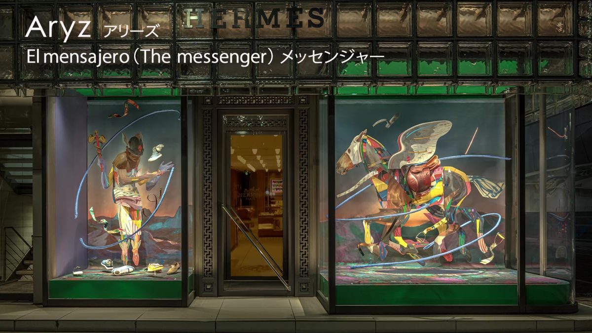 アート・デザイン・音楽 Hermes Hermès Single Tour Encre/Béton Swift 44mm 24K Gold Plated