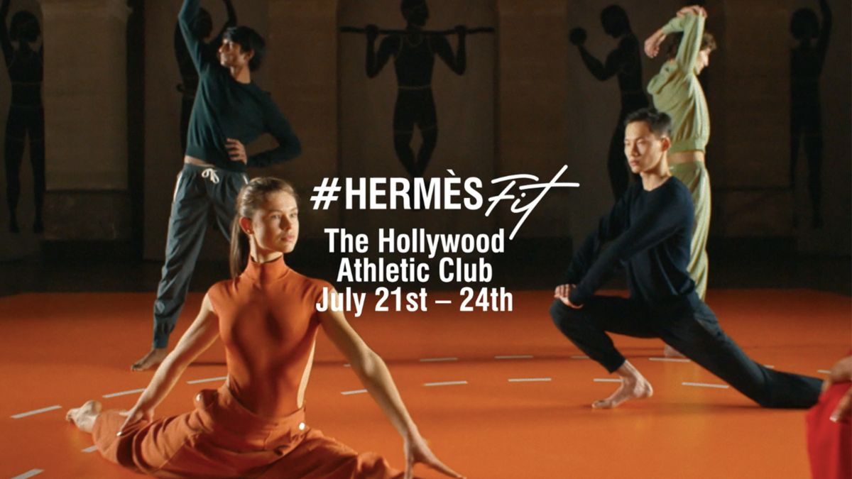 After opening in New York, The Hermes pop-up gym finds its way to Los  Angeles - Luxurylaunches