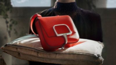 mini hermes red bag