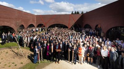 Inauguration de la maroquinerie de Fitilieu