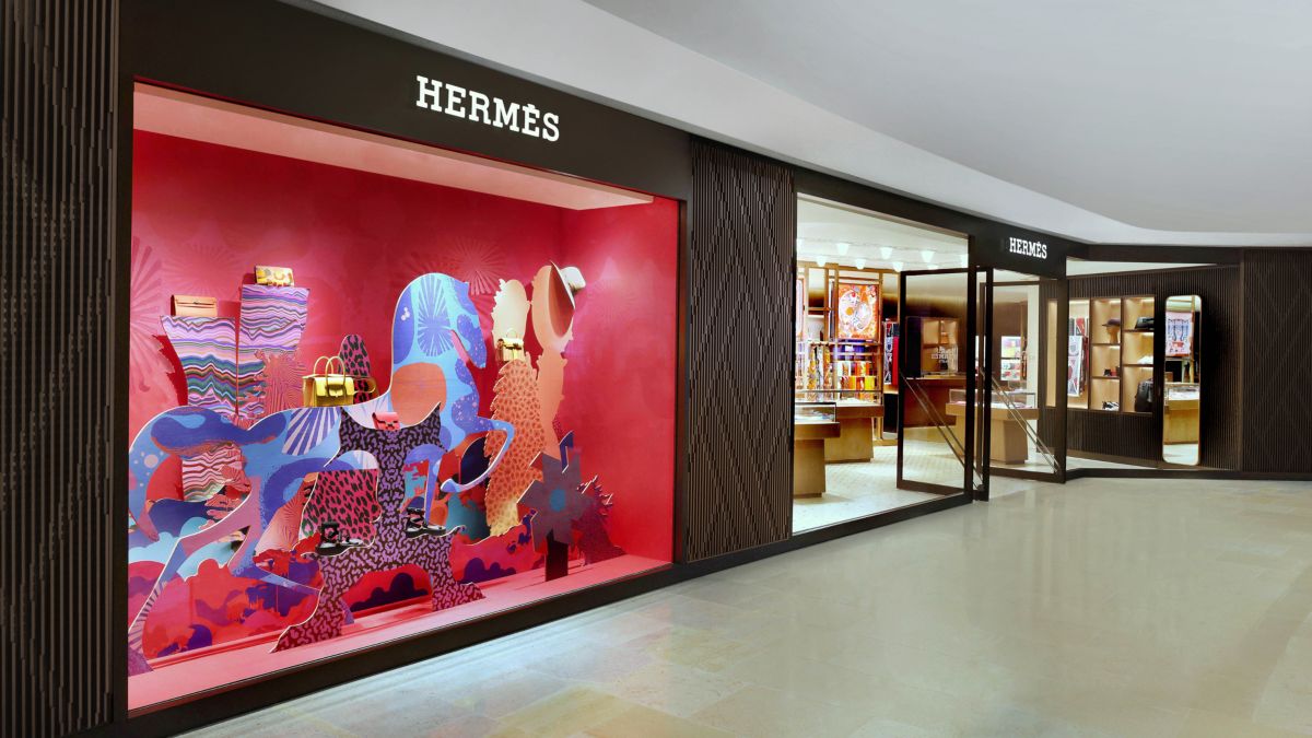 The cherished Hermès store in Pacific Place mall, Hong Kong, is ...