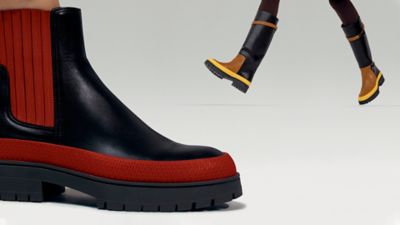 hermes suede boots
