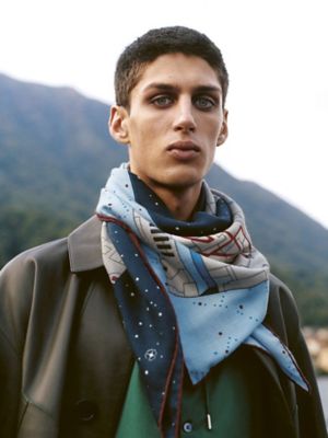 Foulard hermes on sale homme