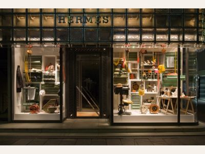 Maison Hermes Window Display by Paramodel