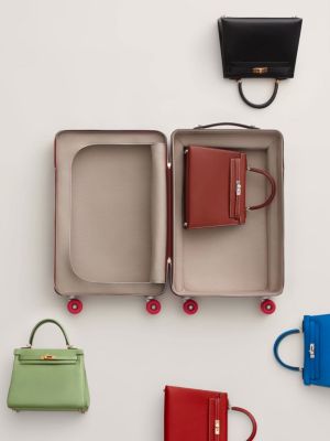 HERMES 新作 人気 ショルダー/キャリーオンバッグ 黒 R.M.S 12H エルメストロリーケース R.M.S 黒 ユニセックス キャリーバッグ