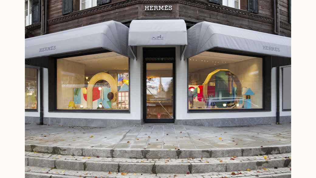 hermes store front