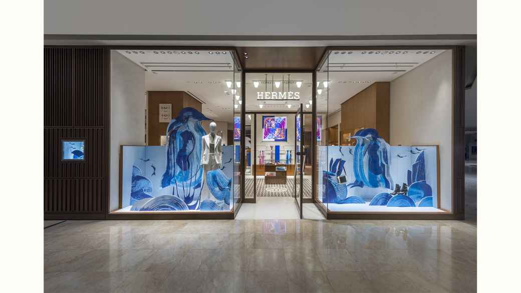 Hermès: design the window displays of their boutiques in Singapore