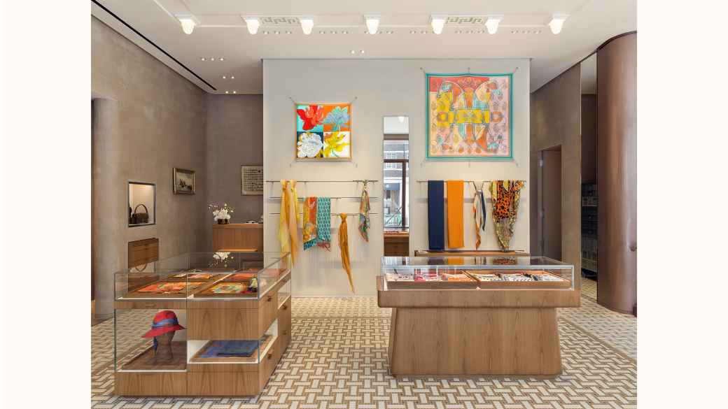 Hermes opens new store in London on the corner of Cadogan Place