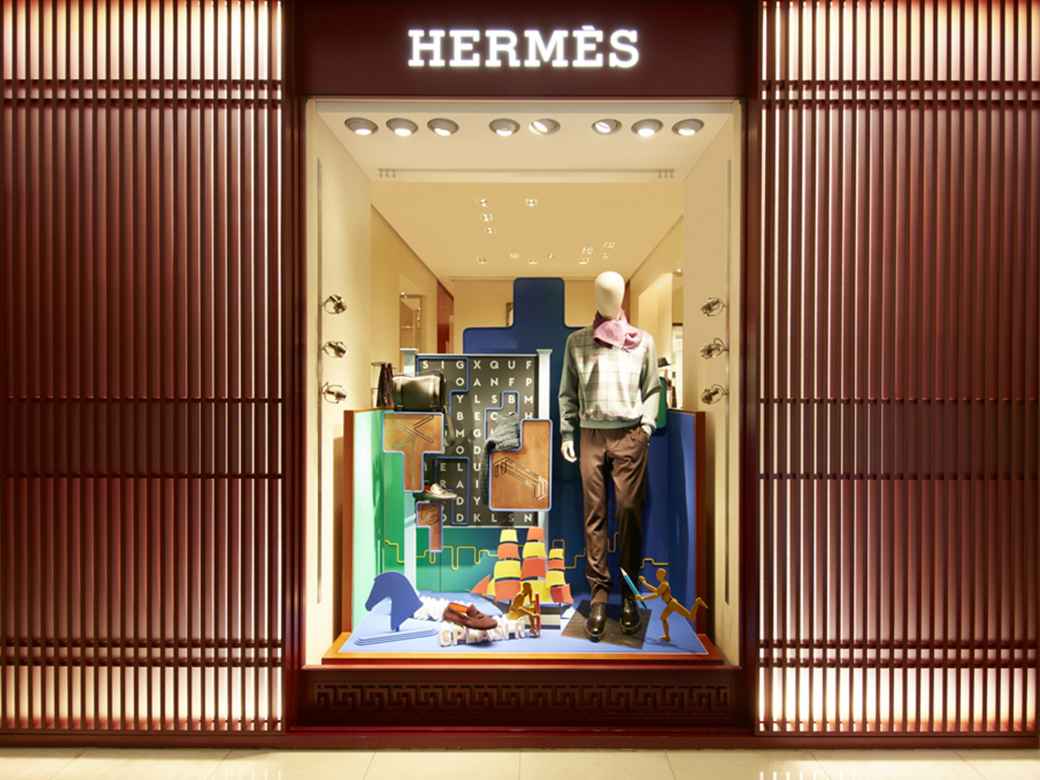 hermes store front