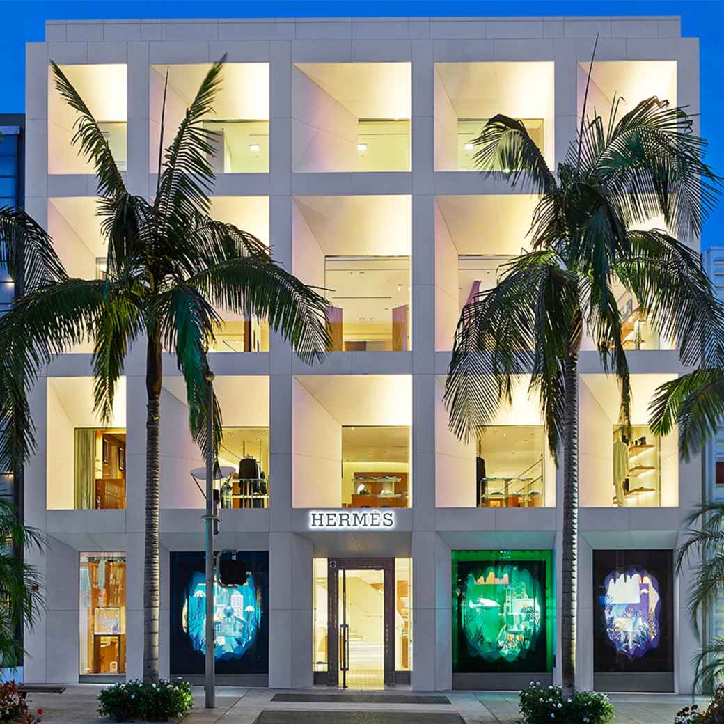 Hermes shop on the famous Rodeo Drive - Изображение Rodeo Drive,  Беверли-Хиллз - Tripadvisor