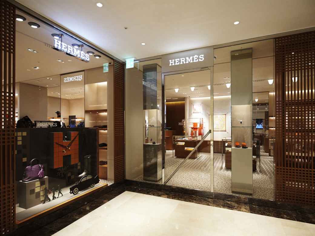 Hermès Seoul Shilla Hotel duty-free store