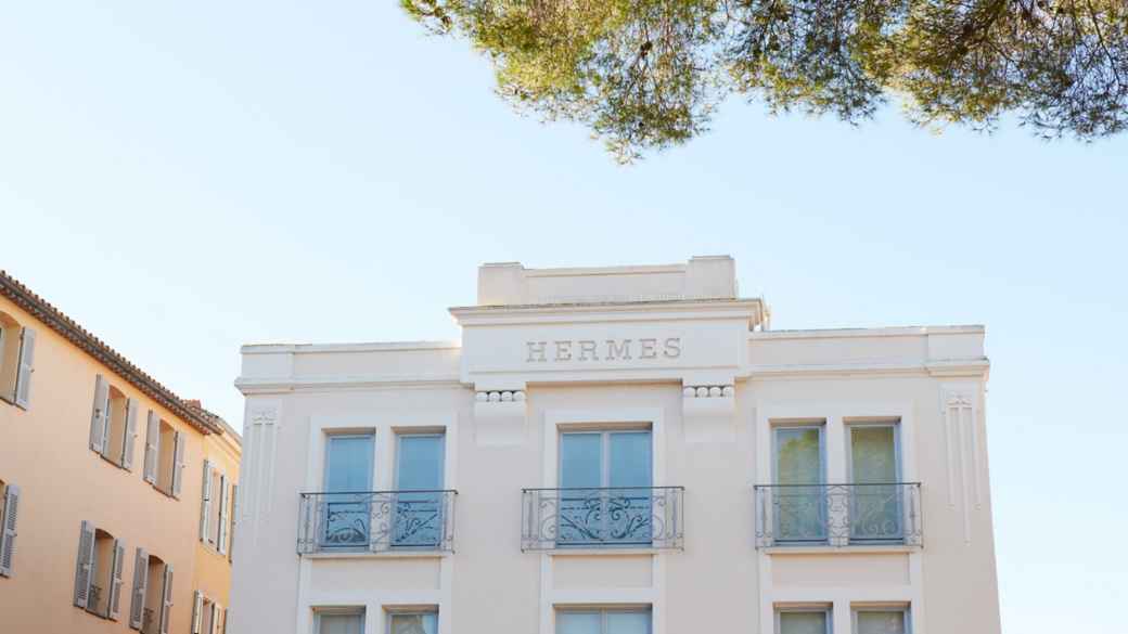 Hermes Storefront St Tropez Boutique Store Sign Photo Cote -  Norway