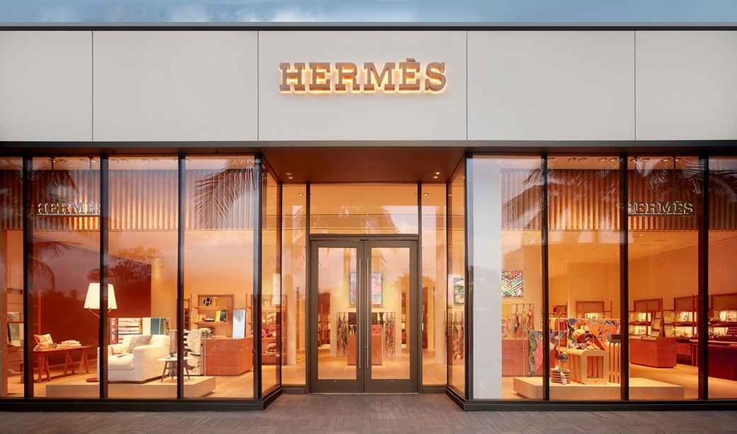 hermes store front
