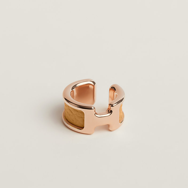 極美品 HERMES エルメス イヤーカフ オランプ パープル ゴールド  