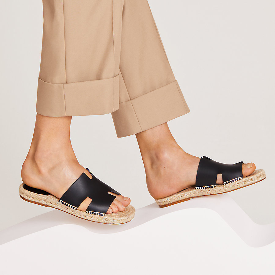 エルメス 】エスパドリーユ 売り切れる BLACK23㎝ 