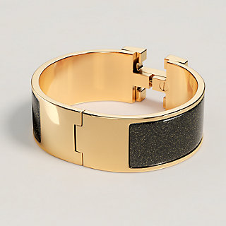 エナメルブレスレット 《クリック・クラックH/グリッター》 | Hermès 