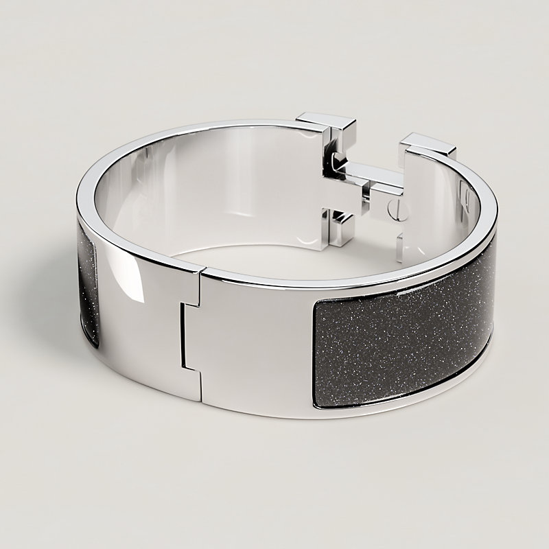 エナメルブレスレット 《クリック・クラックH/グリッター》 | Hermès  